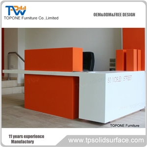 Solid Surface Top Reception Desk