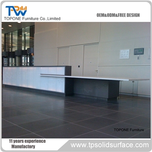 Solid Surface Top Reception Desk