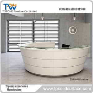 Solid Surface Top Reception Desk