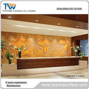 Solid Surface Used Reception Desk Furniture
