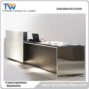 Surface Simple Design Used Reception Desk Salon Reception Counter
