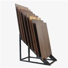 Metal Stair Display Racks for Stone Tile Flooring Display Stands