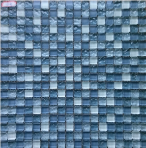 Blue Crystal Glass Mosaic