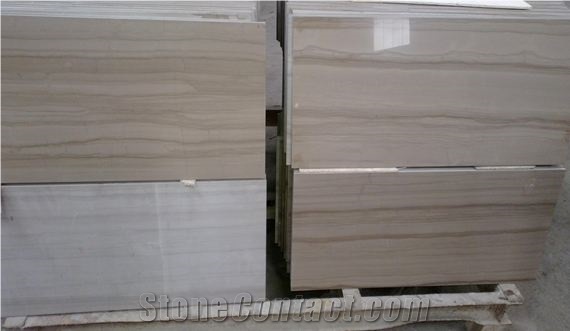 Athens Grey Wooden Grain Marble Slab,Wood Vein Marble Wall Panel Tile Machine Cutting to Size