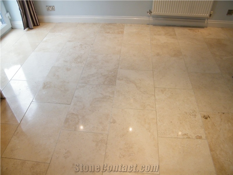Beige Limestone French Pattern Floor Paving,Step Covering Tiles