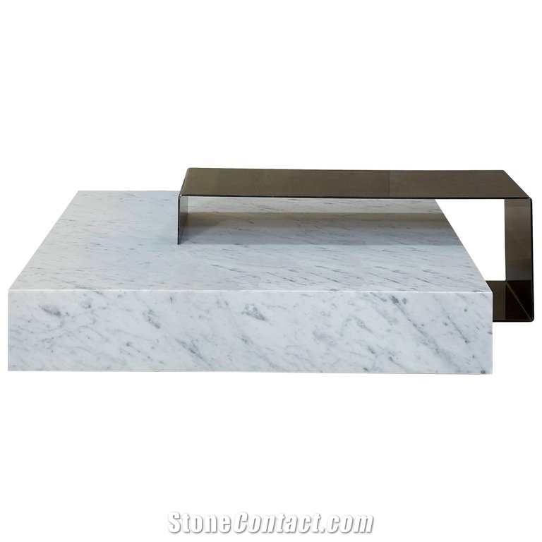 Carrara White Marble Interior Table,Modern Design Office Meeting Furniture Gofar