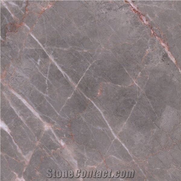 Caster Gold Vein Rose Grey Marble Slab,Floor Covering Panel Hotel Project