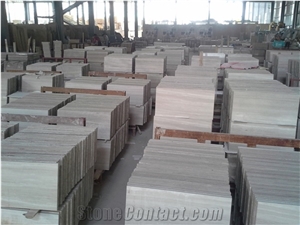 China Guizhou White Wooden Vein Serpeggiante Marble Tile,Machine Cutting Panel Slab,Pattern Floor Gofar