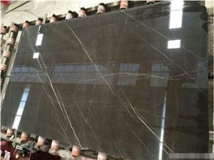Iran Grey Marble Slab,Persian Grey Pietra Cris Marble Panel Tile Machine Cutting to Size Gofar Stone