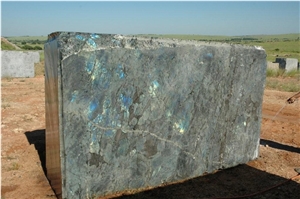 Lemurian Blue Granite Big Slab,Labradorite Blue Granite Machine Cutting Tiles Floor Paving