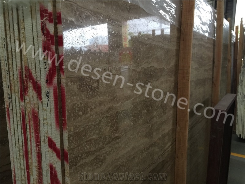 Balikesir Brown/Coffee/Noce/Walnut Travertine Stone Slabs&Tiles Floor