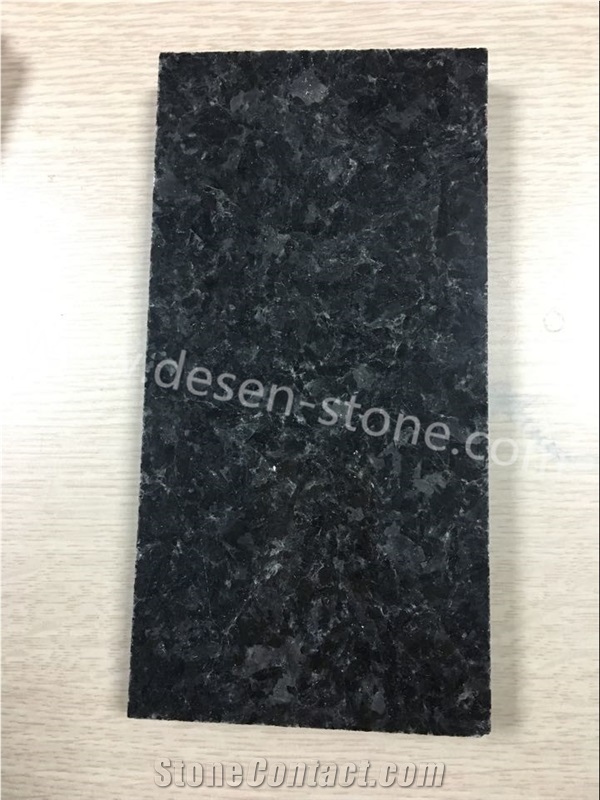Black Angola/African Black/Angolan Black Granite Stone Slabs&Tiles
