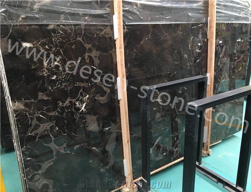 China Imperial Gold/Domestic Brown Emperador Marble Stone Slabs&Tiles