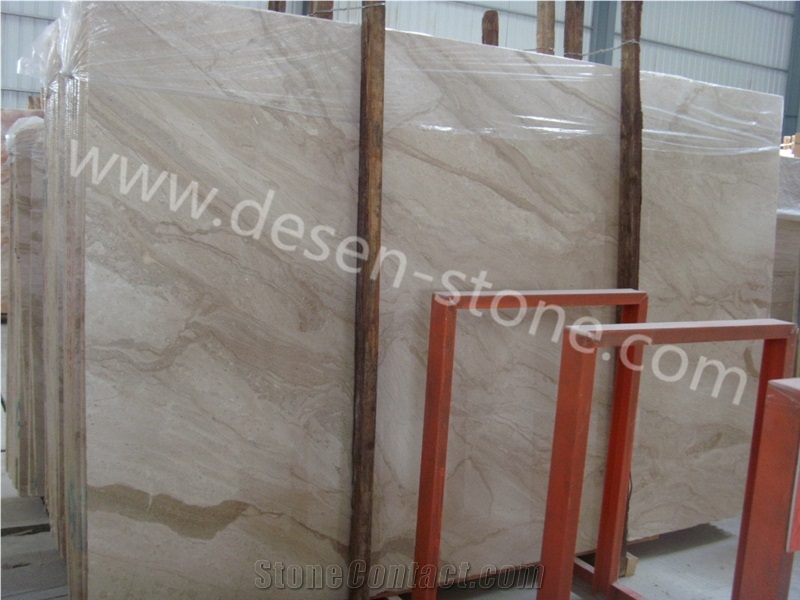 Daino Beige/Dino Wooden/Turkey Cream Marble Stone Slabs&Tiles Covering