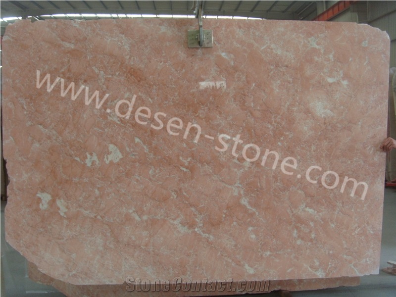 Diana Rose/Sunset Pink Rosa Marble Stone Slabs&Tiles Flooring Covering