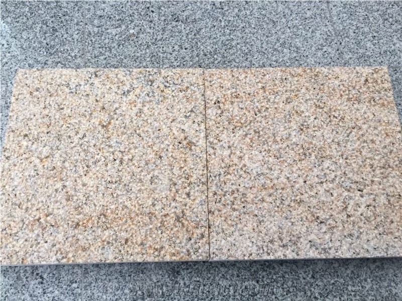G682 Padang Golden Leaf/Golden Peach Granite Stone Slabs&Tiles Walling