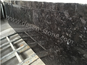 Granito Labradorita De Angola/Preto Angola Granite Stone Slabs/Tiles