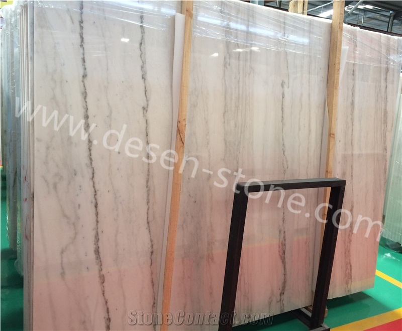 Guangxi White/China Bianco Carrara Marble Stone Slabs&Tiles Skirtings