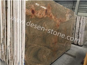 Imperial Gold Yellow/Golden King Granite Stone Slabs/Tiles Patterns