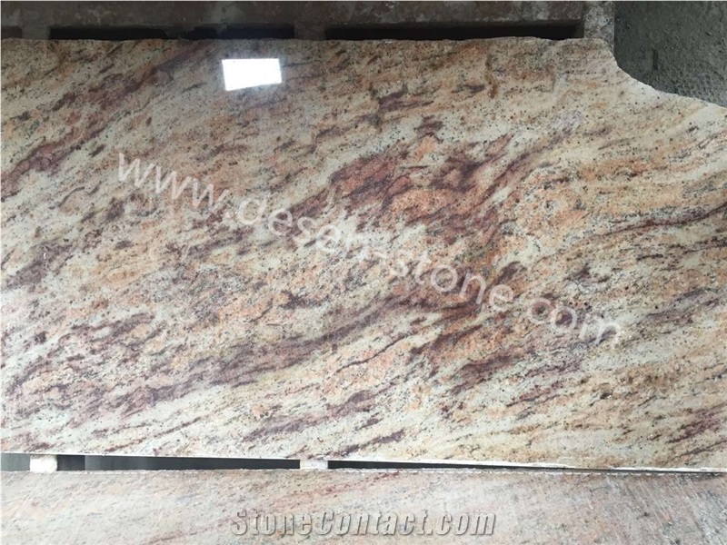 India Beige/Shiva Gold/India Pink Granite Stone Slabs&Tiles Covering