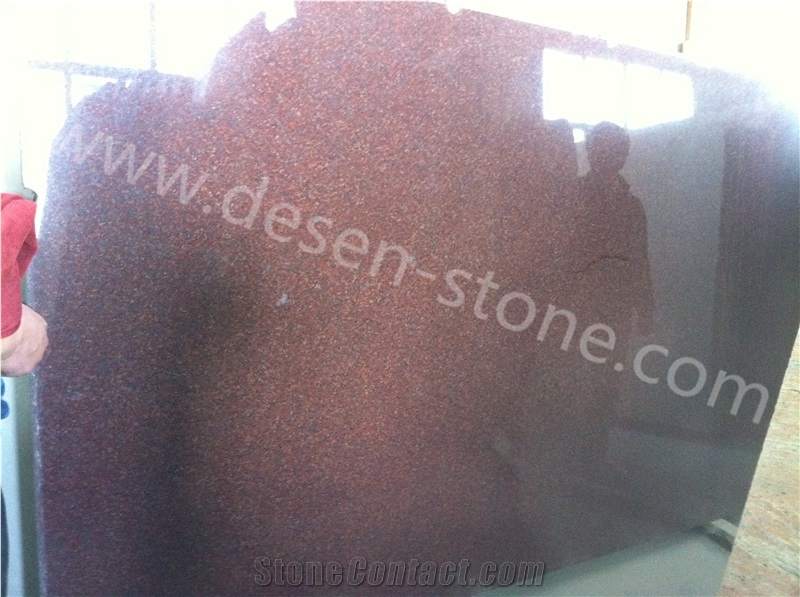 Indian Red/Indian Rosso Multicolor Granite Stone Slabs&Tiles Flooring