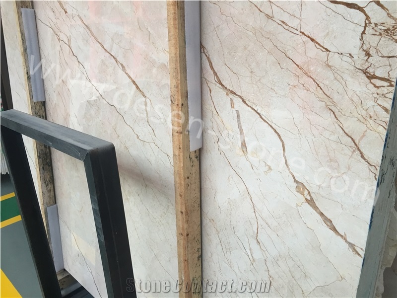 King Menes Gold/Menes Golden Marble Stone Slabs&Tiles Bookmatching