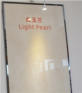 Light Pearl Marble Tiles, Slabs