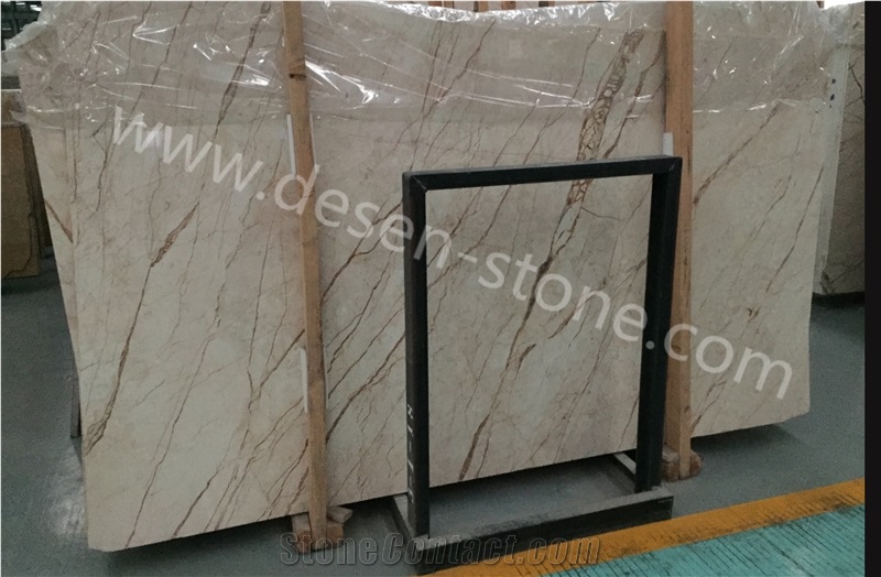 Menes Gold/King Menes Gold Marble Stone Slabs&Tiles Book-Matched/Floor
