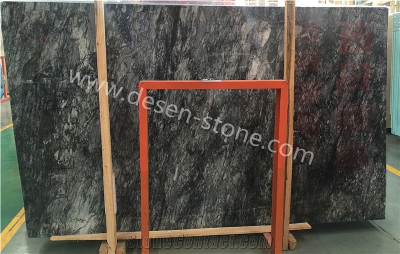 Nero Agate/Black Agate Marble Stone Slabs&Tiles Book-Matching/Patterns