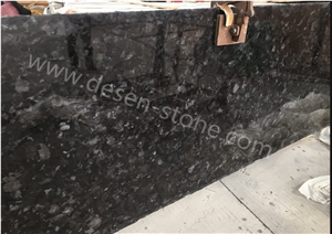 Nero Angola Granito/Granit Noir Angola Granite Stone Slabs/Tiles Floor