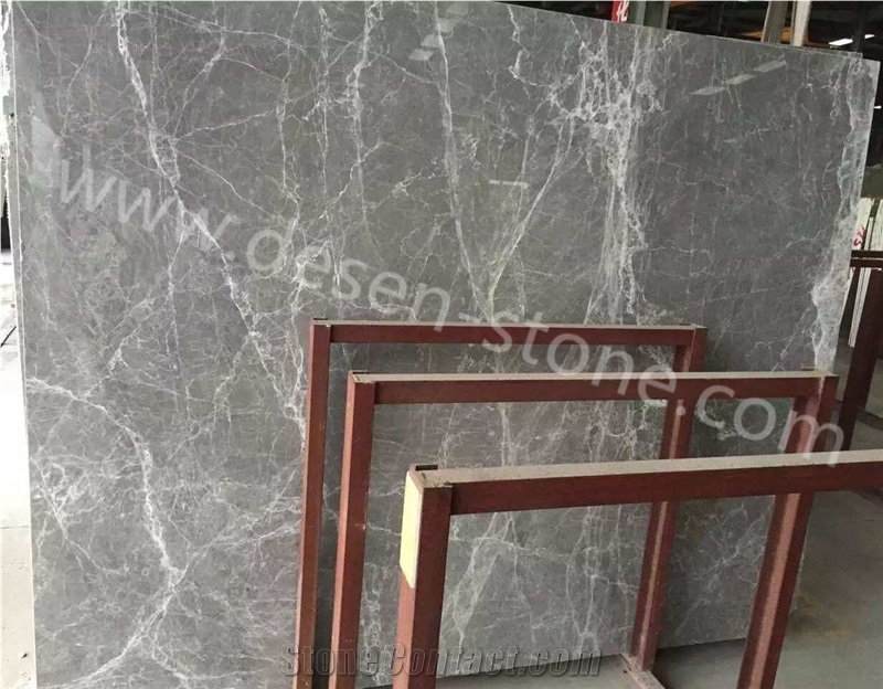 New Perth Grey/Fior Di Pesco Grey Marble Stone Slabs&Tiles Countertops