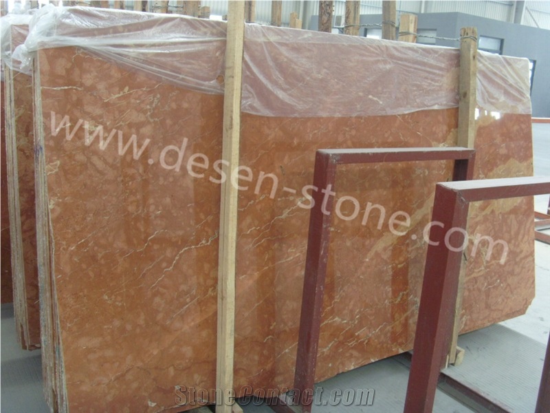 Red Coral/Golden Rose/Marble Rouge Alicante Marble Stone Slabs&Tiles