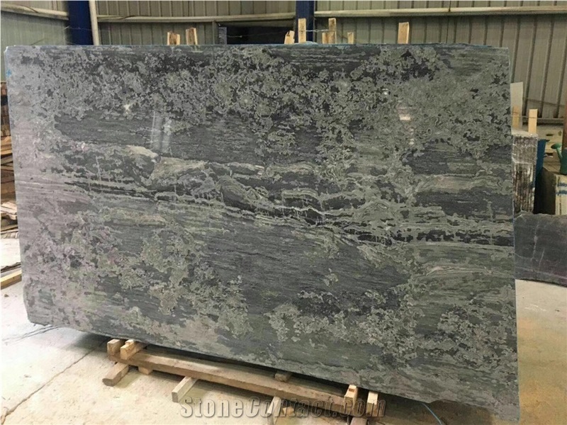China Grey Wave Marble Slab&Tiles，Sea Wave Marble