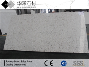 D735 Yellow Diamond Artificial Marble Slabs&Tiles, White Stone