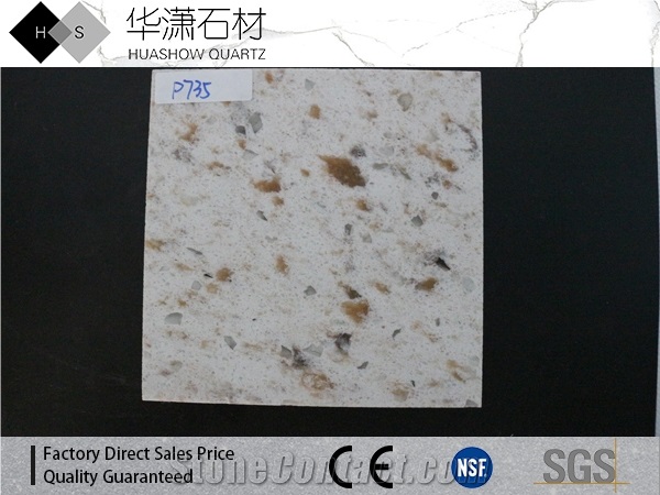 D735 Yellow Diamond Artificial Marble Slabs Tiles White Stone D735 Yellow Diamond Artificial Marble Slabs Tiles White Stone