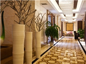 Golden Phoenix, Golden Spider Marble Slab&Tiles for Hotel Decoration