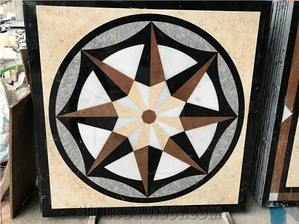 Handmade Marble Medallion Mosaic for Floor Covering