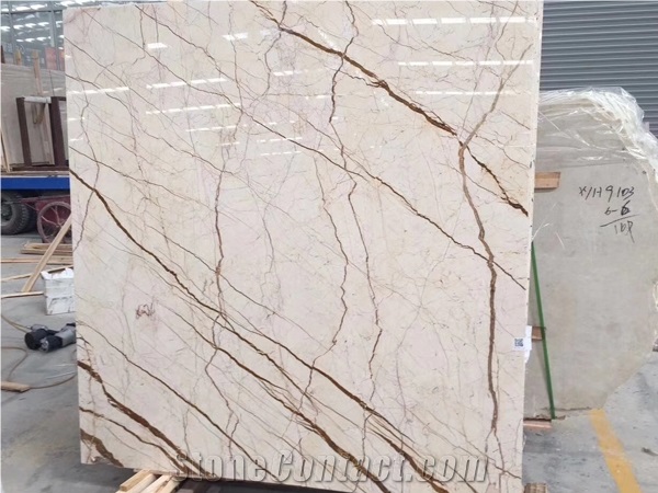 Sofitel Gold Marble Stone，Beige Marble Tile for Interior from China ...