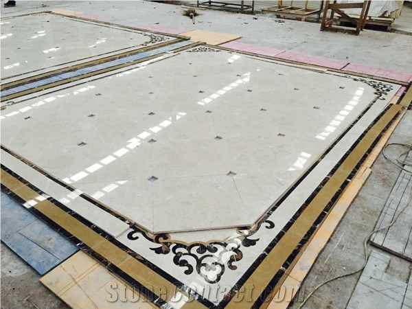 Waterjet Marble Flower Marble Floor Design Home Decoration From China Stonecontact Com