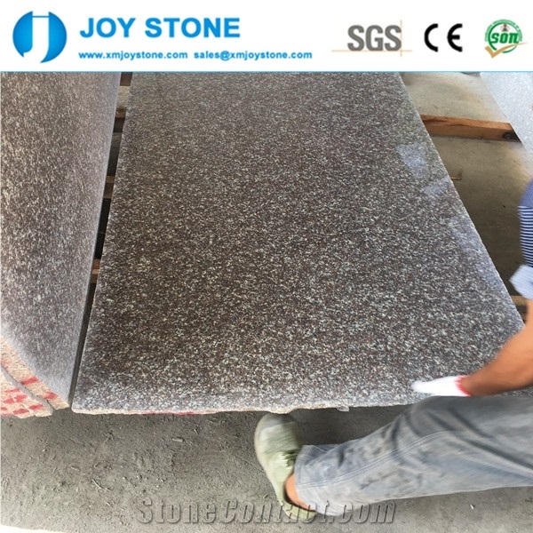 Costomized Size 180upx60x2cm G664 Granite Violet Luoyuan Red Slabs