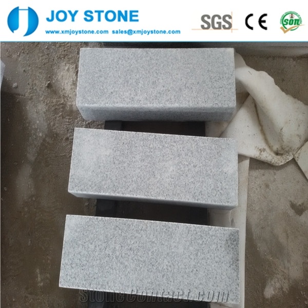 G603 Crystal White Granite Edging Kerbstone China Factory Manufacture