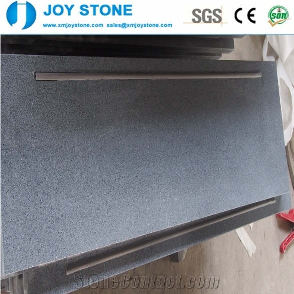 Wholesale G654 Black Granites Steps Floor Stairs Slab Cheap Online