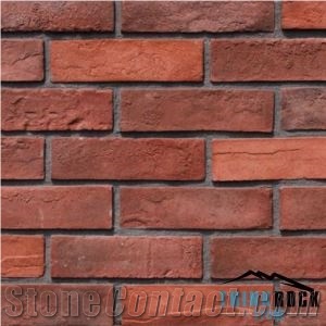 Antique Red Brick for Faux Brick Wall Panels