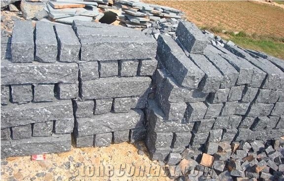 Black Basalt Curbstone Kerbstone for Outdoor Paving