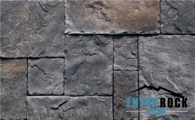 China Argillite Grey Artificial Stone Wall