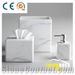 China Guangxi White Marble Bathroom Products on Sale