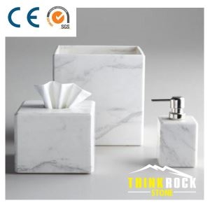 China Guangxi White Marble Bathroom Products on Sale