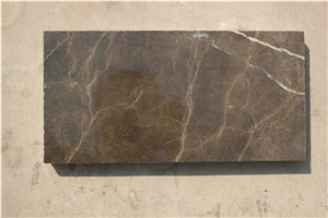 Coffee Brown Marble Slab Tile for Countertop China