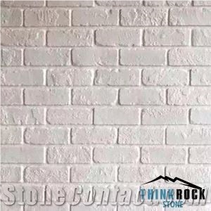 Faux Stone Siding Panel White Colour Bricks Veneer