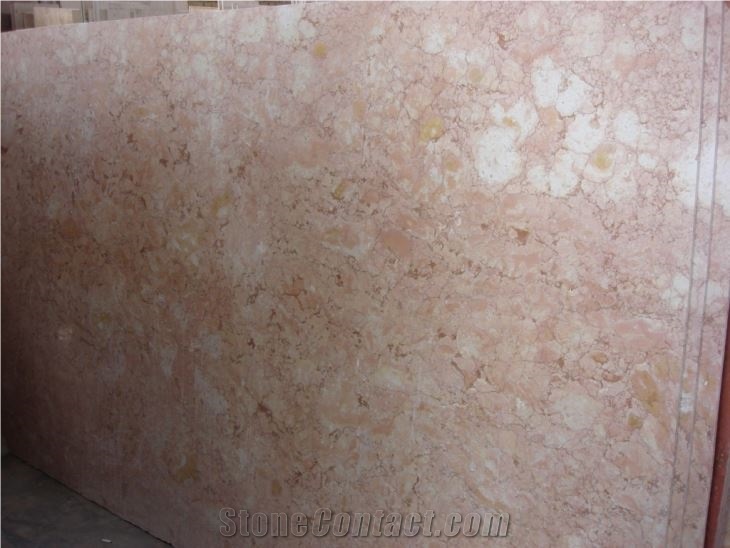Light Pink Rose Marble Slab Tile for Fireplace Bathroom